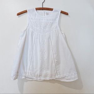 Old Navy Eyelet Sleeveless Blouse